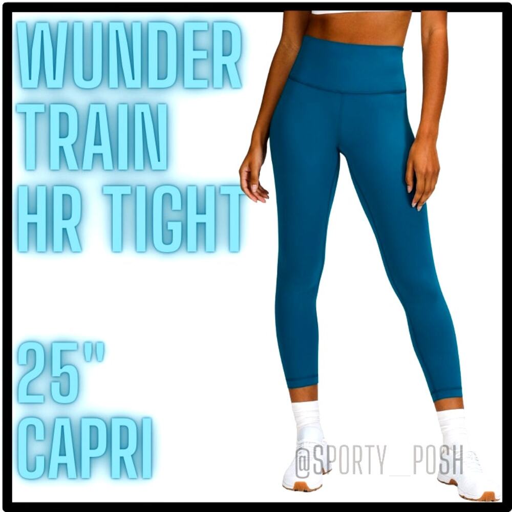 NWT Capri lululemon Wunder Train HR Tight 25"